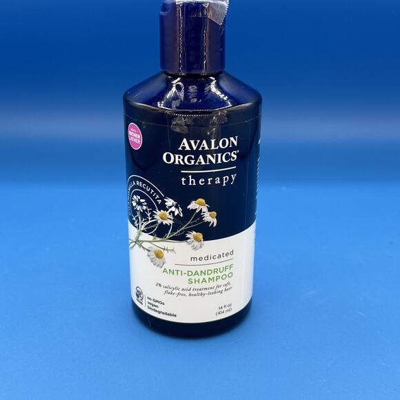 Avalon Organics Medicated Anti-Dandruff Shampoo 14 oz Liq - Picture 1 of 4